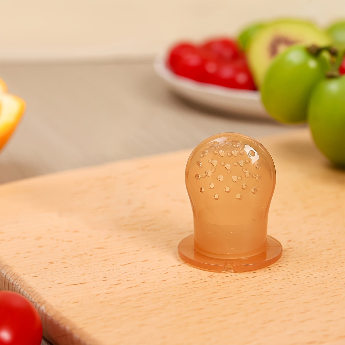 Baby Silicone Fruit Feeder for Babies 0+ Dark Brown