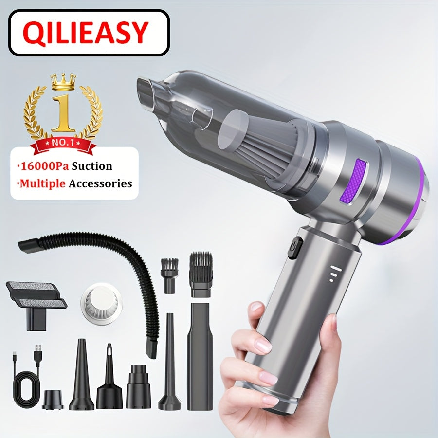 Cordless Car Vacuum Cleaner 16000PA Brushless Handheld Portable 100W
