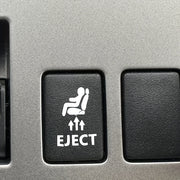 Transport vositasi paneli ejector o‘rindiq tugmasi stiker, bardoshli qog‘oz, avtomobil ichki aksessuari