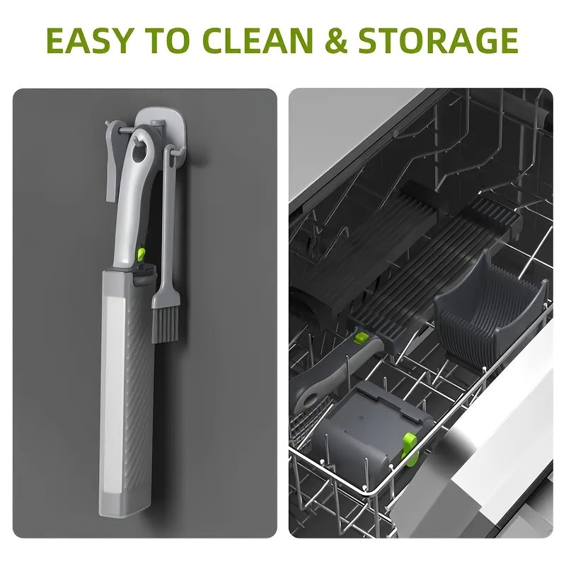 Stainless steel meat vegetable cutter quick slicing easy cleaning multifunctional kitchen