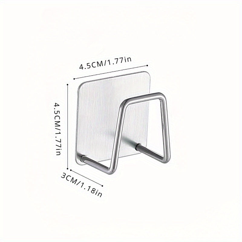 Stainless Steel Kitchen Sink Organizer Set 5 Piece Wall-Mounted Storage