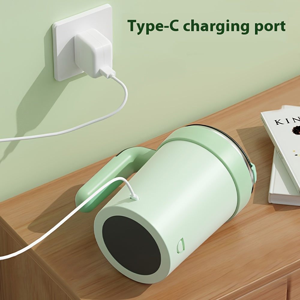 Automatic Magnetic Stirring Coffee Cup With Temperature Measurement Portable Electric Mug