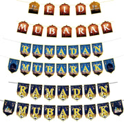 Ramazon Oila Yig'ilishi Bezaklari Uchun Bayroq Bannerini Torting