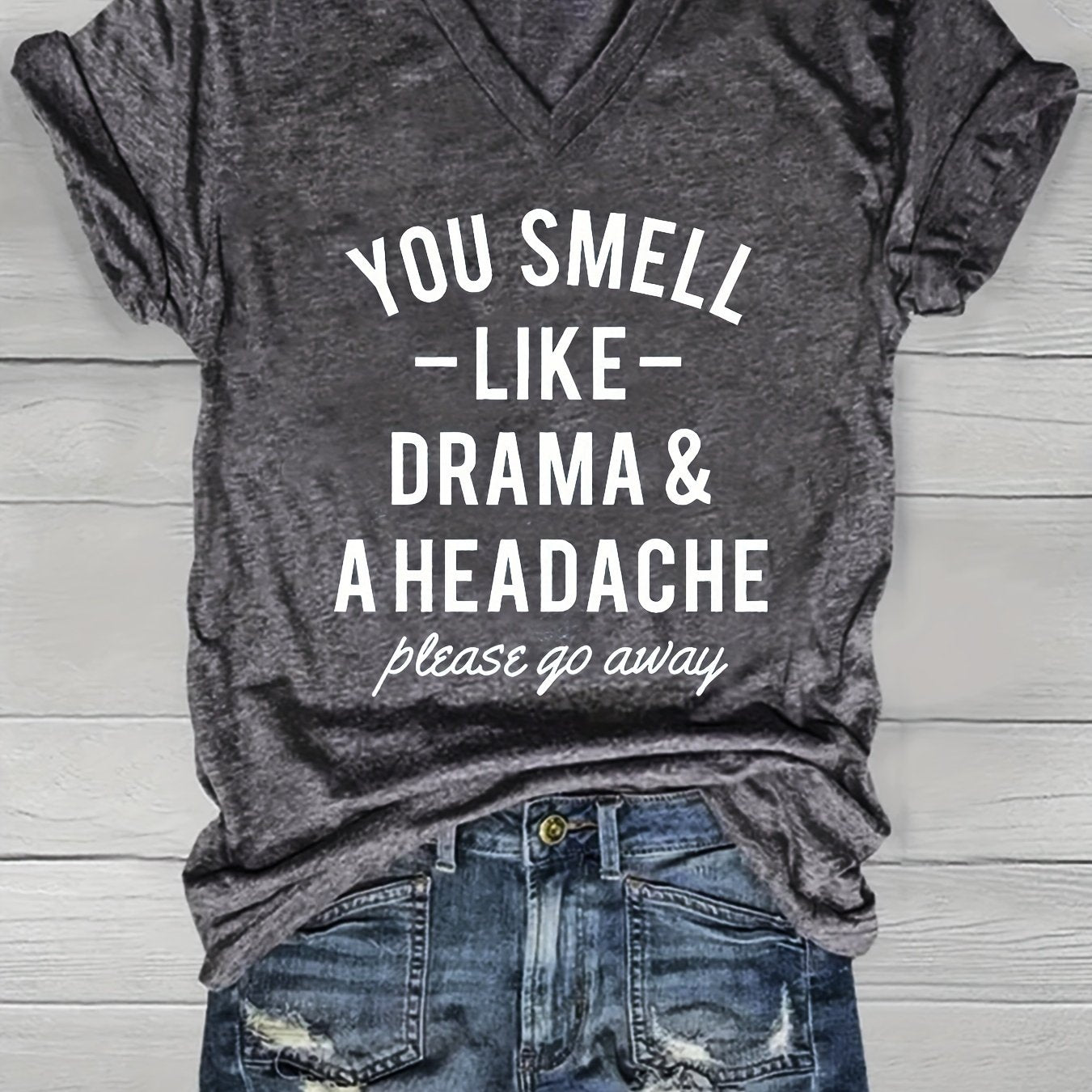 Women's Cotton V-Neck Casual Short Sleeve T-Shirt