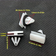 20pcs Car Panel Moulding Clips for Auto Rocker Push Pin Fasteners