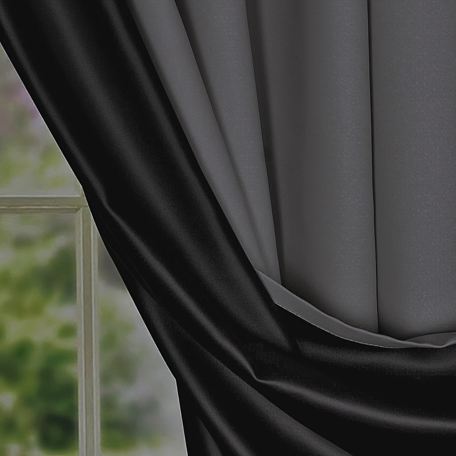 Blackout Curtains for Bedroom Grommet Insulated Room Darkening Single Panel