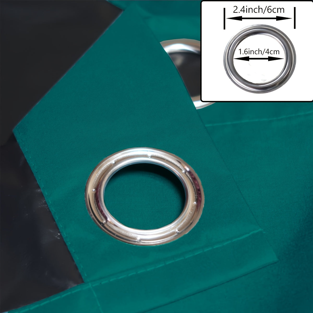 Cortinas blackout de un panel con recubrimiento y parte superior con lazo para dormitorio y sala de estar