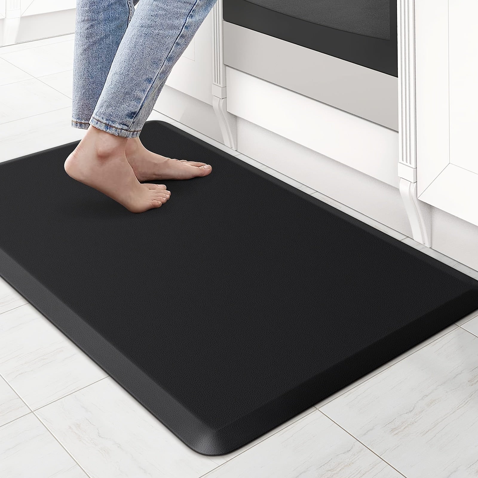 Comfortable Kitchen Mat Non-Slip Washable for Standing Desks and Bathroom