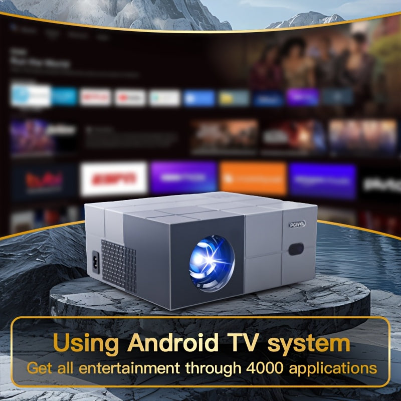 Android Smart Projector Full HD 1080P 20000 Lumens Wireless Screen-to-Screen