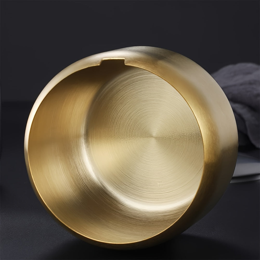 Round Handle Stainless Steel Spice Jar with Lid for Kitchen Storage