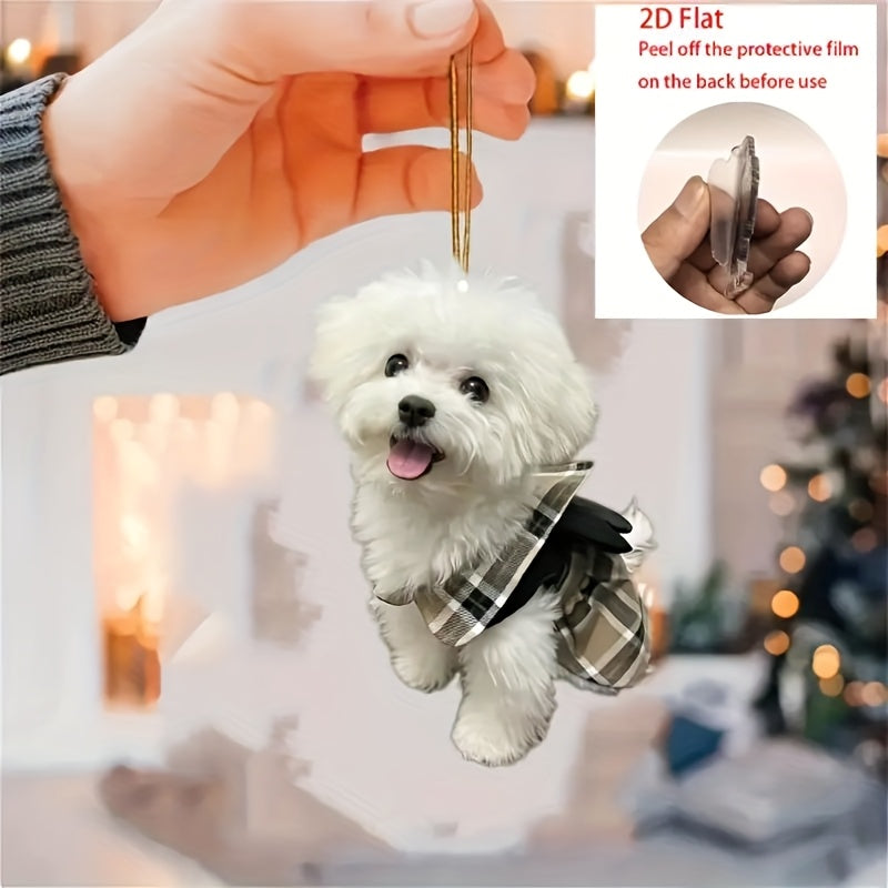 Akril itcha chaqaloq avtomobil bezagi sovgʻa kaliti zanjir sumka bezagi it sevuvchi sovgʻa