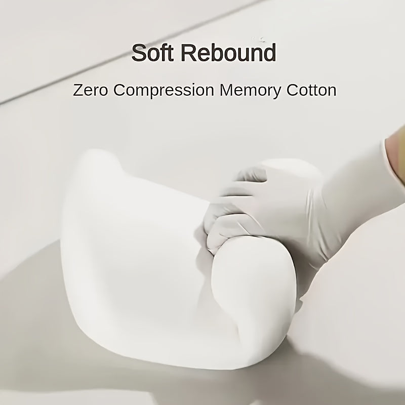 Car Seat Support Pillows Memory Foam Lumbar and Headrest Cushion