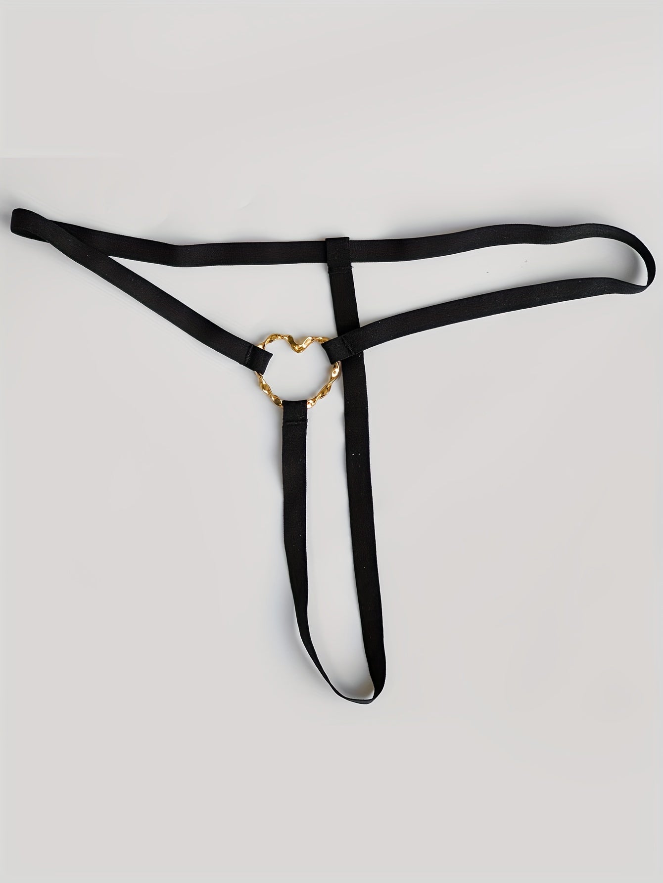 Women's Metal Ring Thong Lingerie Sexy Fashion