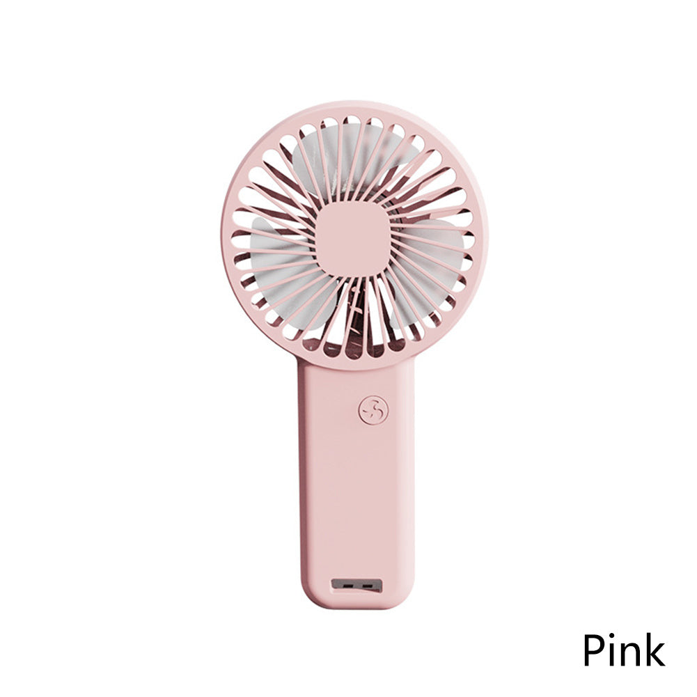 Portable Handheld USB Rechargeable Fan for Small Desktops and Eyelash Care
