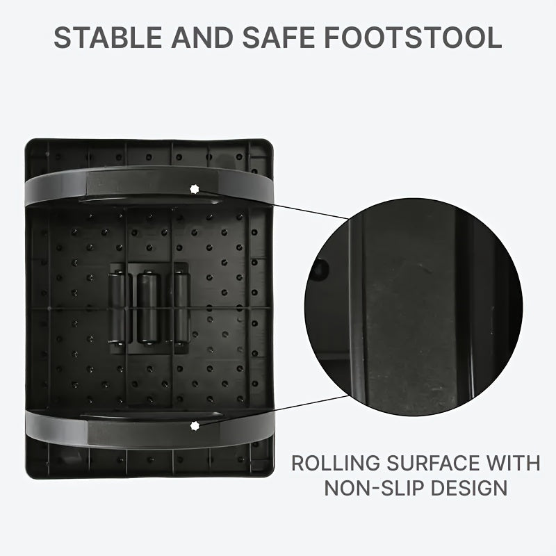 Пластиковая офисная табуретка для ног для стола, снятие усталости, массаж, подставка для ног под столом