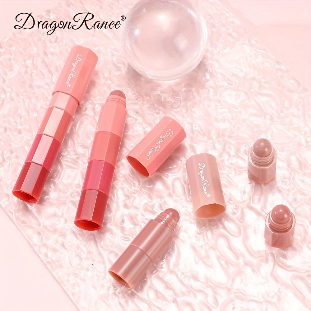 Set de lápiz labial mate de terciopelo para mujer, de cuatro colores, hidratante y no se desvanece