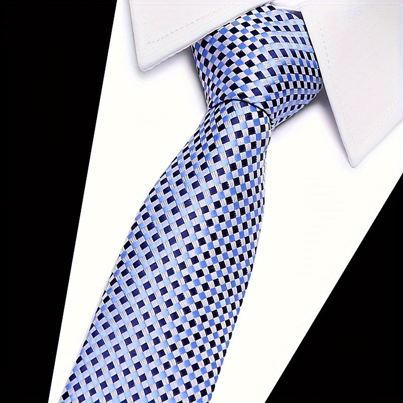 Men's Retro Elegant Patterned Tie for Casual and Formal Wear
