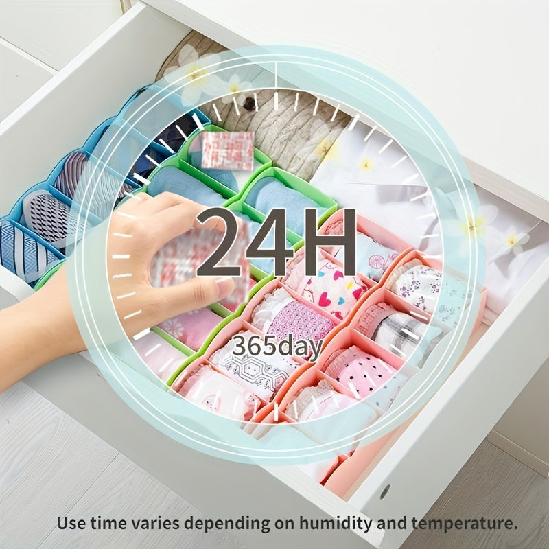 48 Pieces Floral Scented Car Freshener Bags Moisture Absorbing Air Freshening Sachets