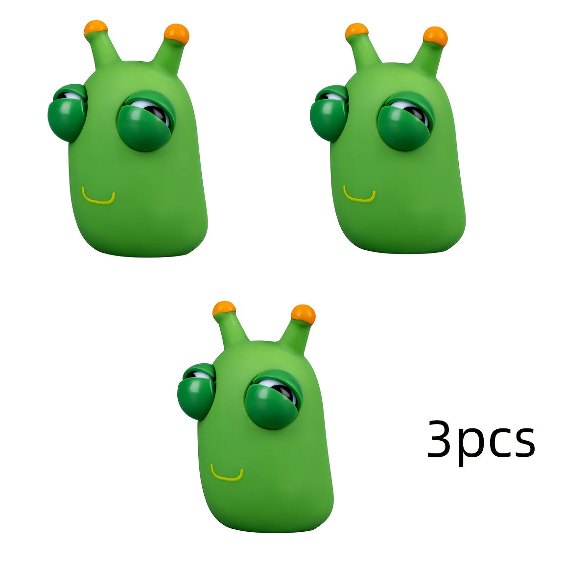 Kurtchalar fidget o'yinchoq, chiqadigan ko'zlar bilan, plastik, elektrsiz, stressni kamaytirish uchun, 3-6 yosh, siqish va o'yin uchun qiziqarli o'yinchoq