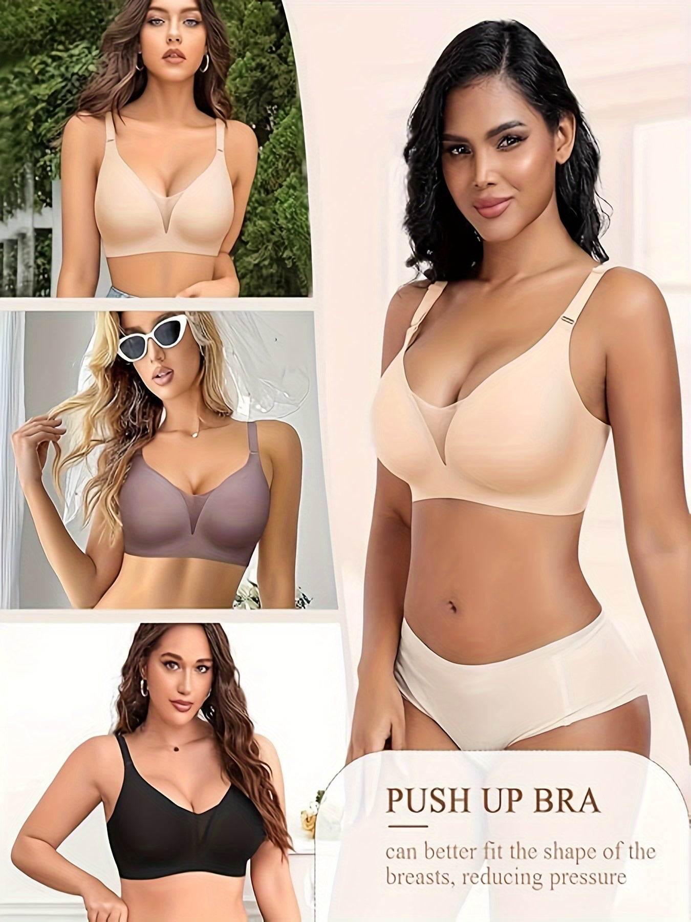 Women's Seamless Sports Bra with Lace and Mesh Support