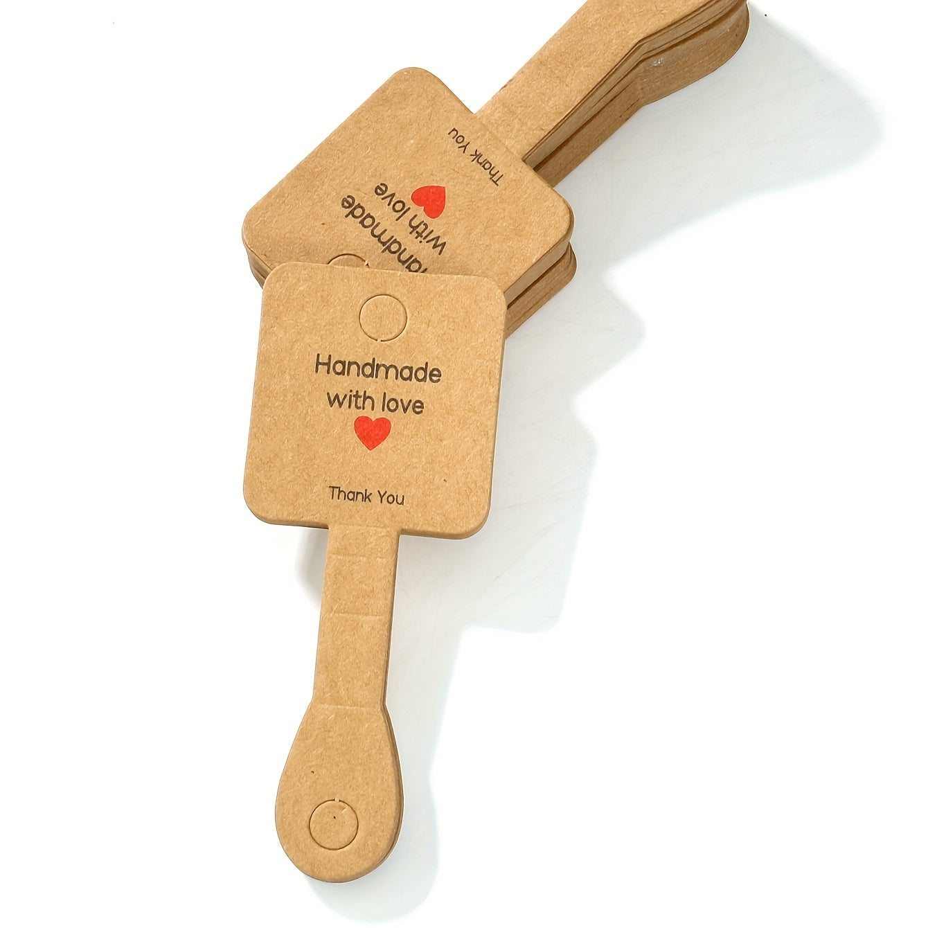 Упаковка из 100 карточек для демонстрации украшений для колец, ожерелий, браслетов, брелоков