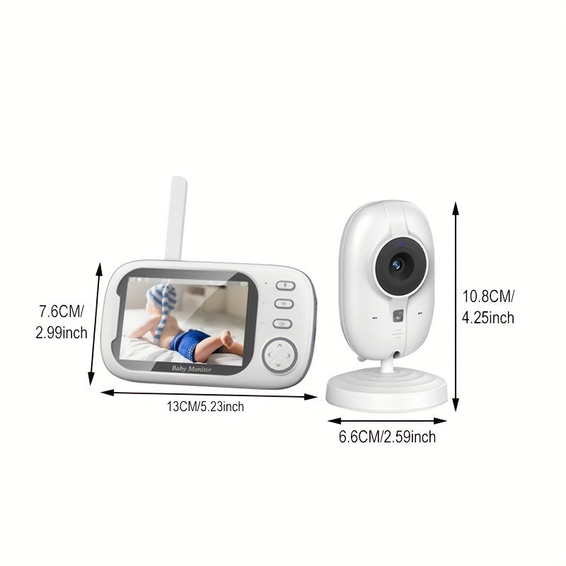 Indoor Security Camera 720P HD Night Vision Two-Way Audio Temperature Detection Smartphone Compatible