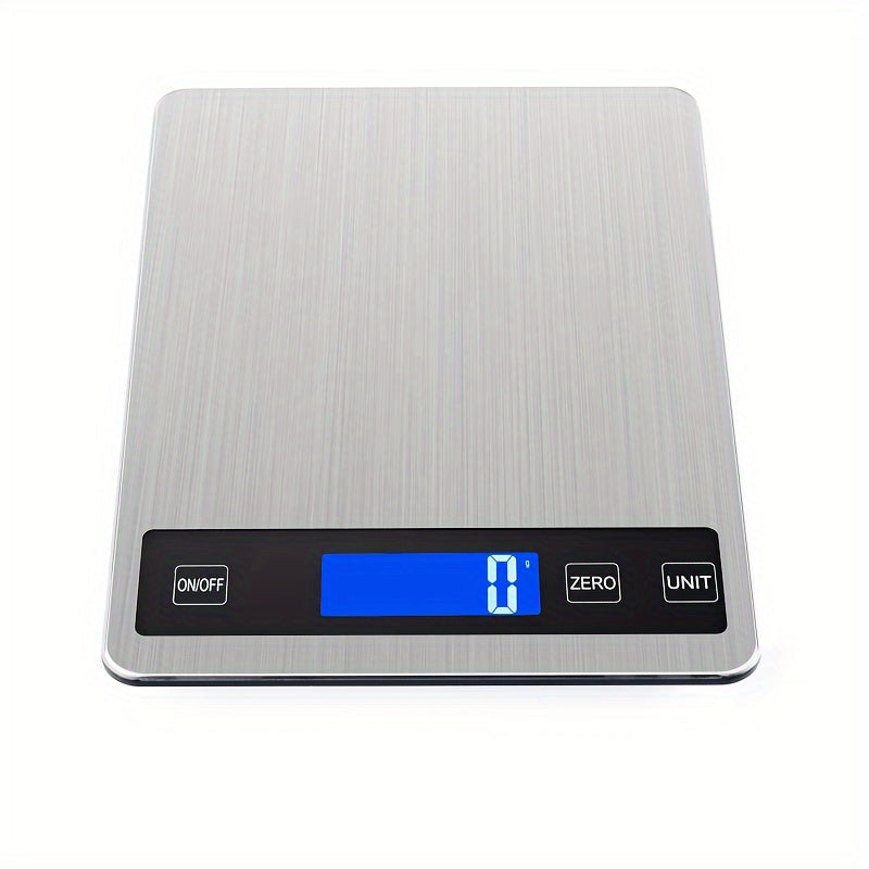 15kg Kitchen Scale with USB Rechargeable Battery Waterproof Food Safe Glass