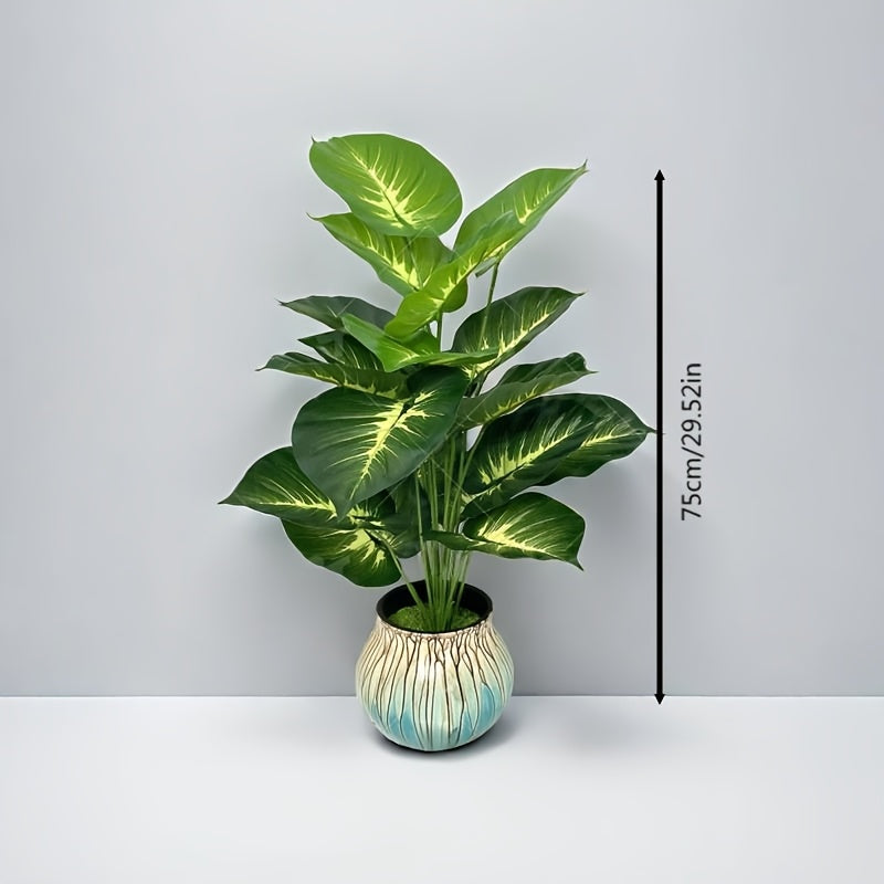 Artificial Plant Lifelike Money Plant for Indoor Outdoor Gardens and Weddings