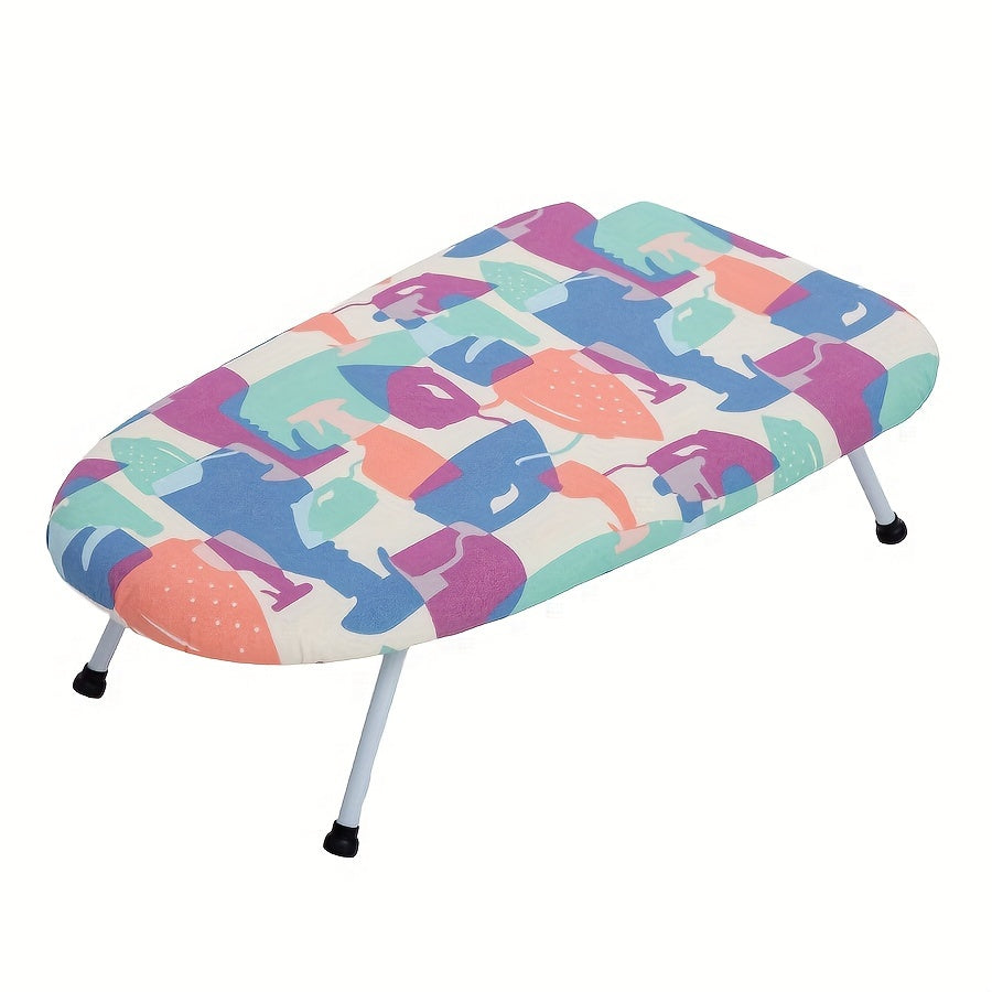Mini Desktop Ironing Board Portable Foldable Small Space Clothes Ironing Surface