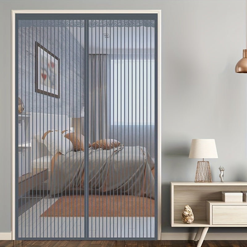 Magnetic Screen Door with Durable Mesh for Pets and Mosquito Prevention