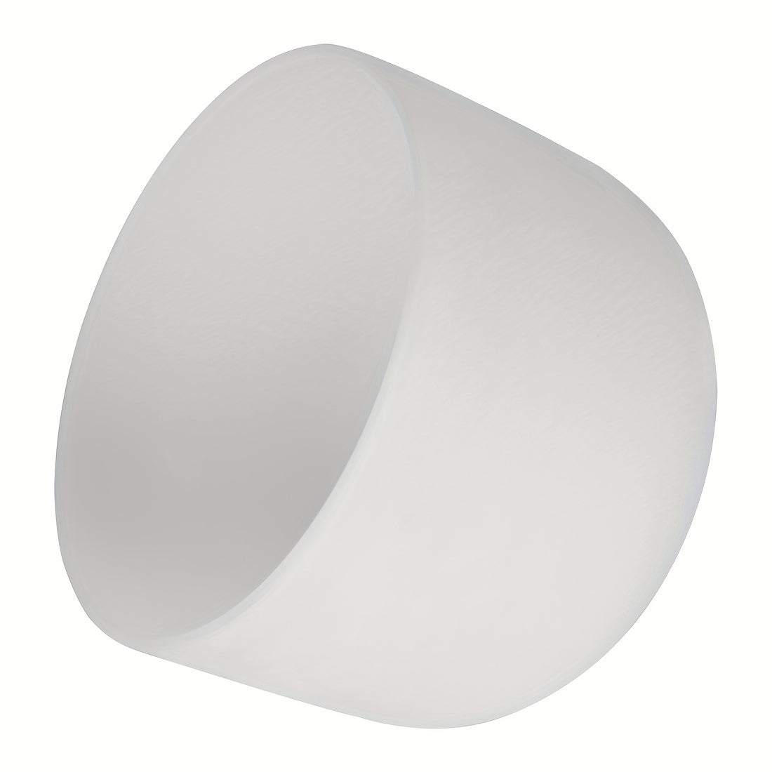 10-Inch White Crystal Music Bowl G Tone with Sheepskin Stick and Rubber Gasket