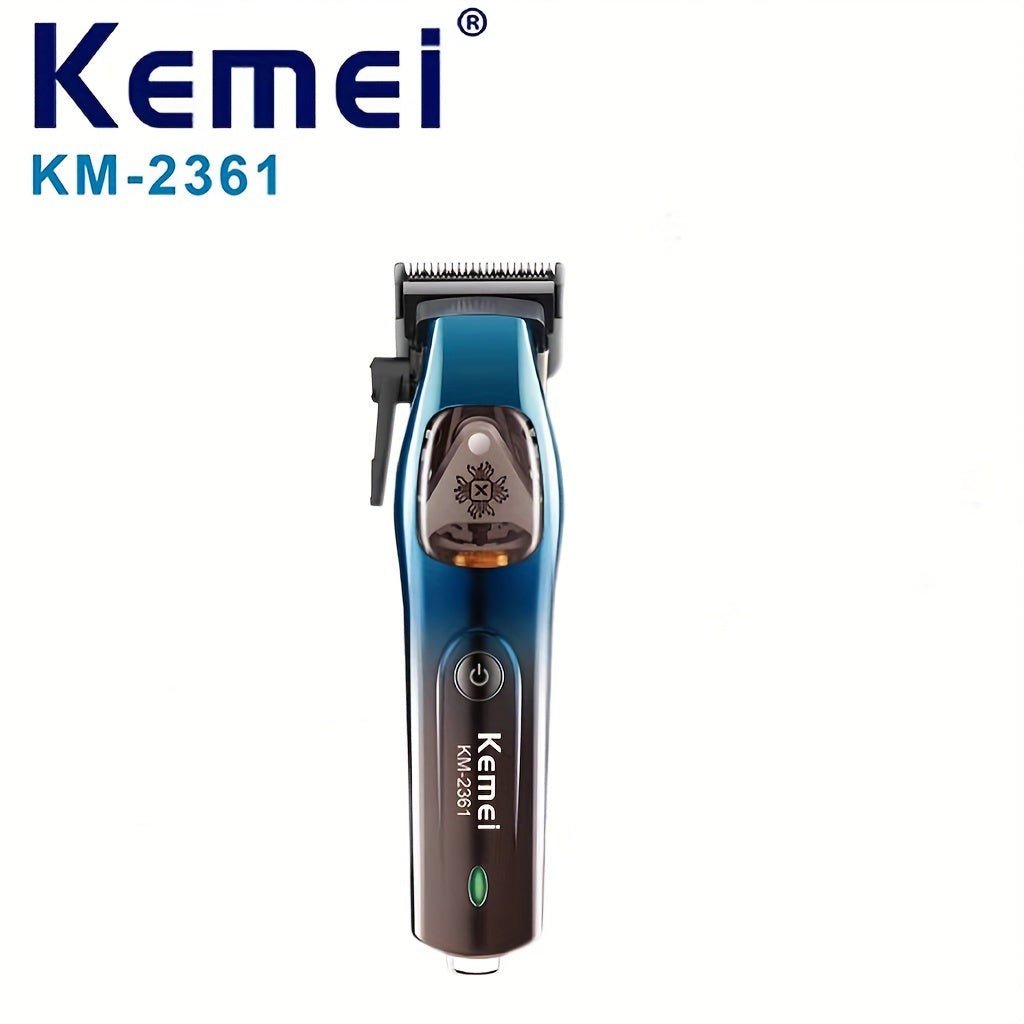 KEMEI km-2361 DLC Qayta to'ldiriladigan soch kesgich, 10000rpm Clipper bilan