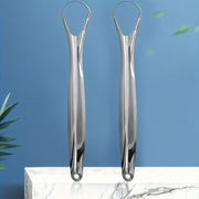 Stainless Steel Tongue Scraper Oral Care Tool for Fresh Breath & Clean Mouth