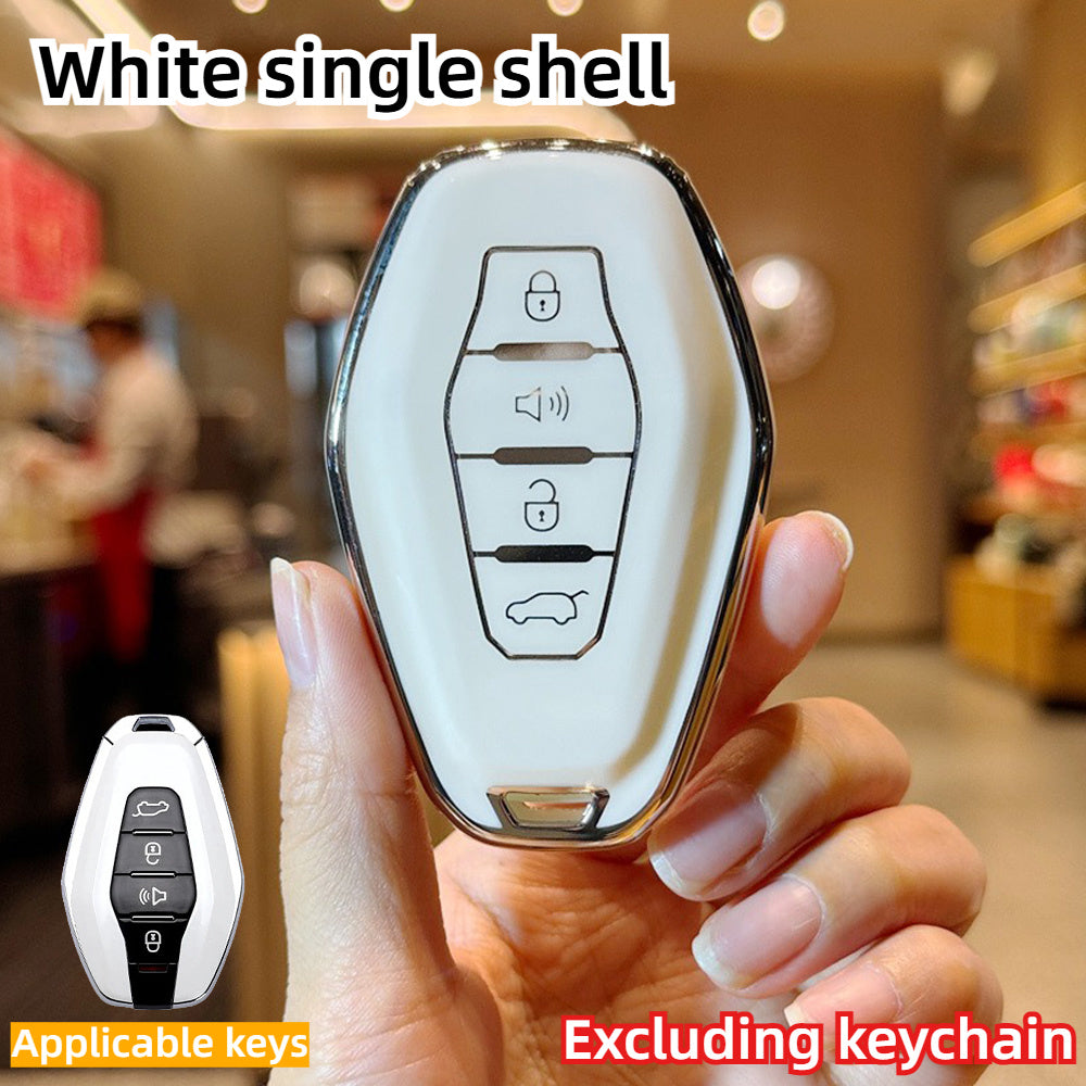 Practical TPU Car Key Cover for SUV Smart Key Protector Compatible with X70 X90 Max