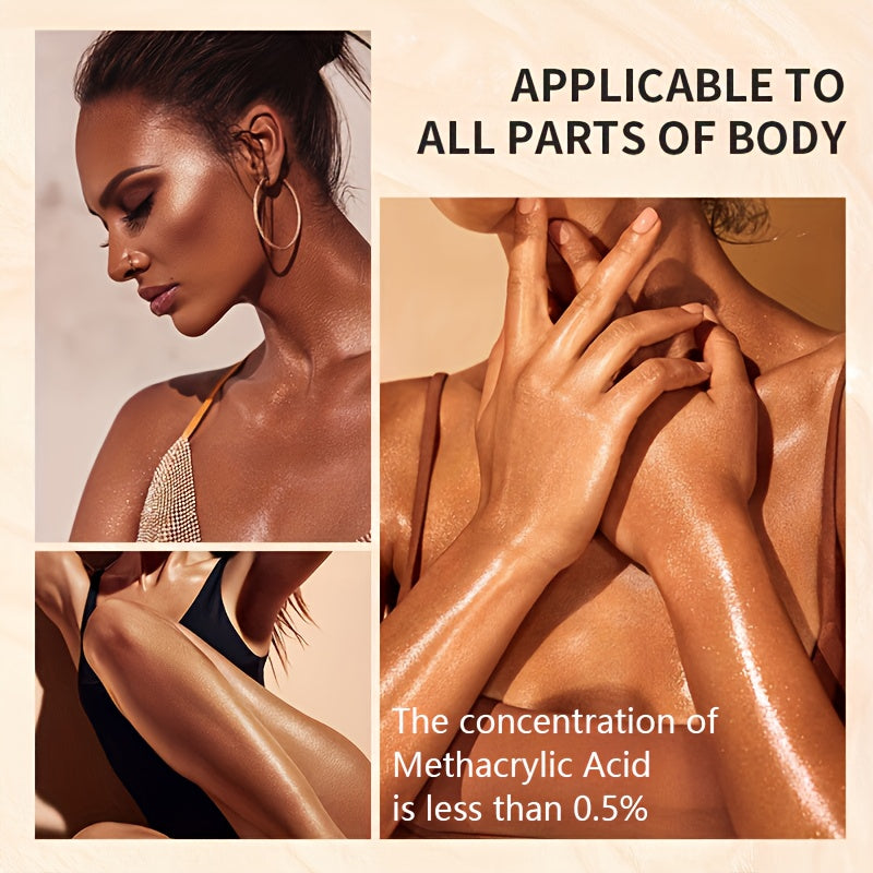 Glow Shimmer Spray Highlighter Liquid Illuminator for Face & Body 2.7 fl oz