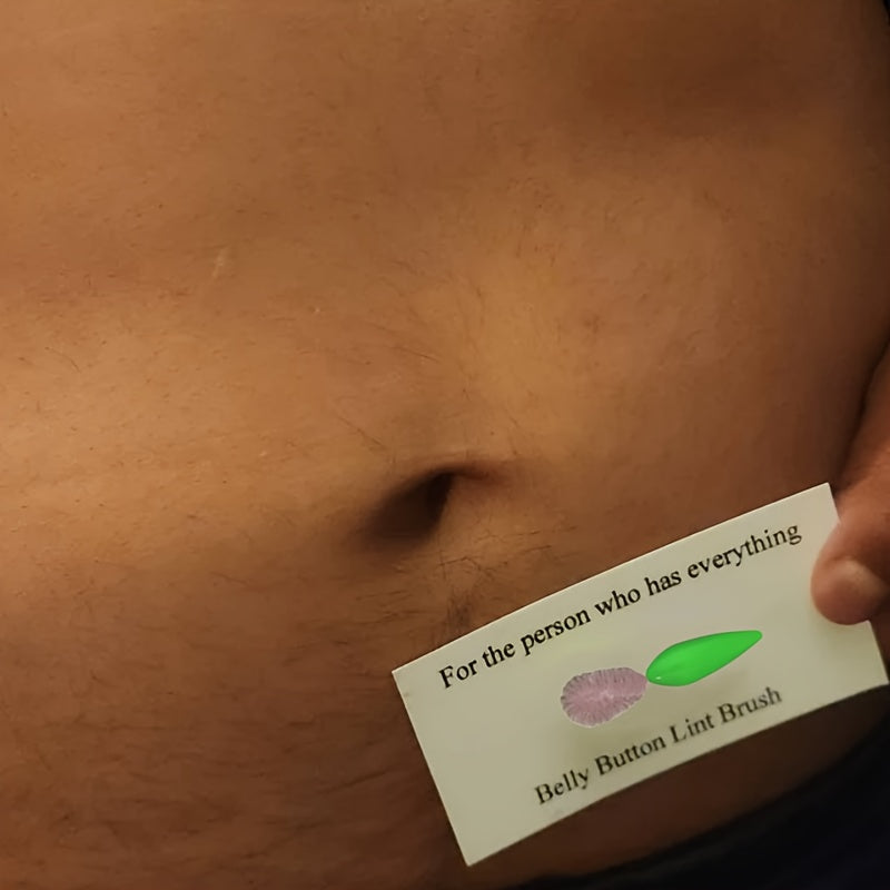 Belly Button Brush Novelty Gift for Gag and Stocking Stuffers
