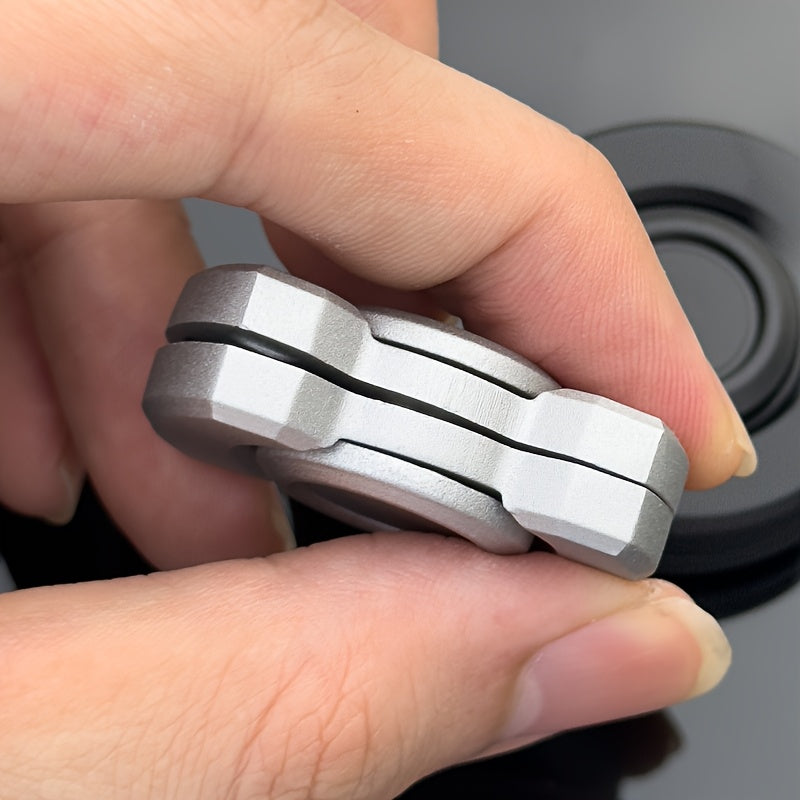 Stainless Steel EDC Decompress Toy Fidget Spinner Pop Coin Stress Relief Gadget for Adults