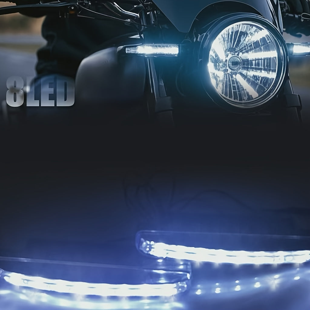 2pcs LED Daylight Lights Car Motorcycle 5W 12V Waterproof High Power