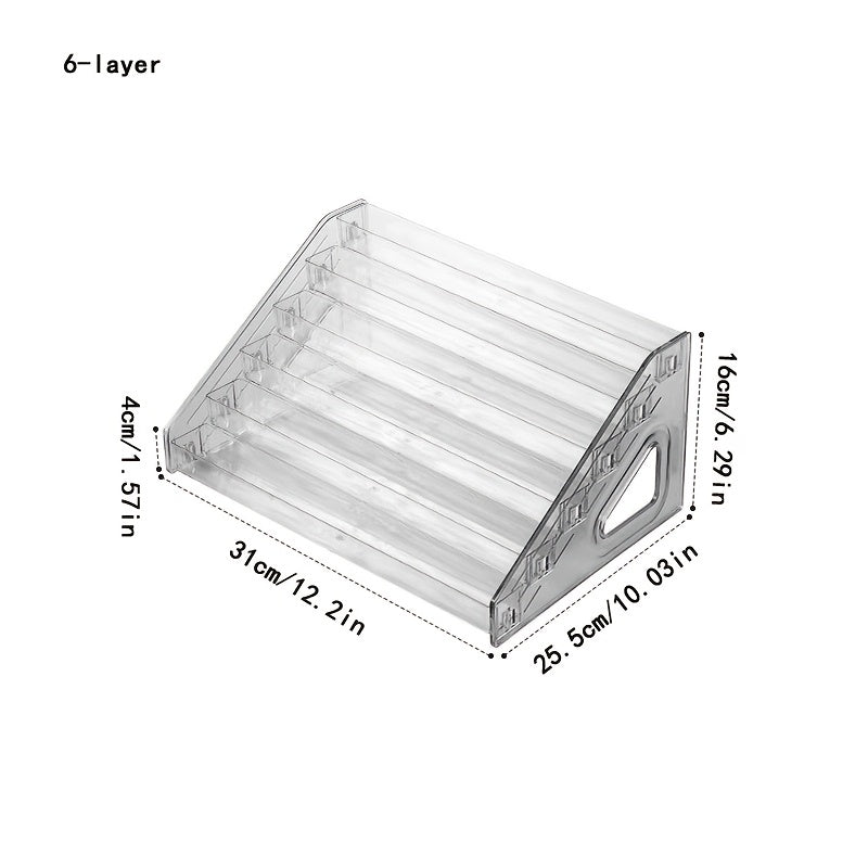 Acrylic Display Rack for Toy Cars and Jewelry Stackable Multi-Layer Organizer