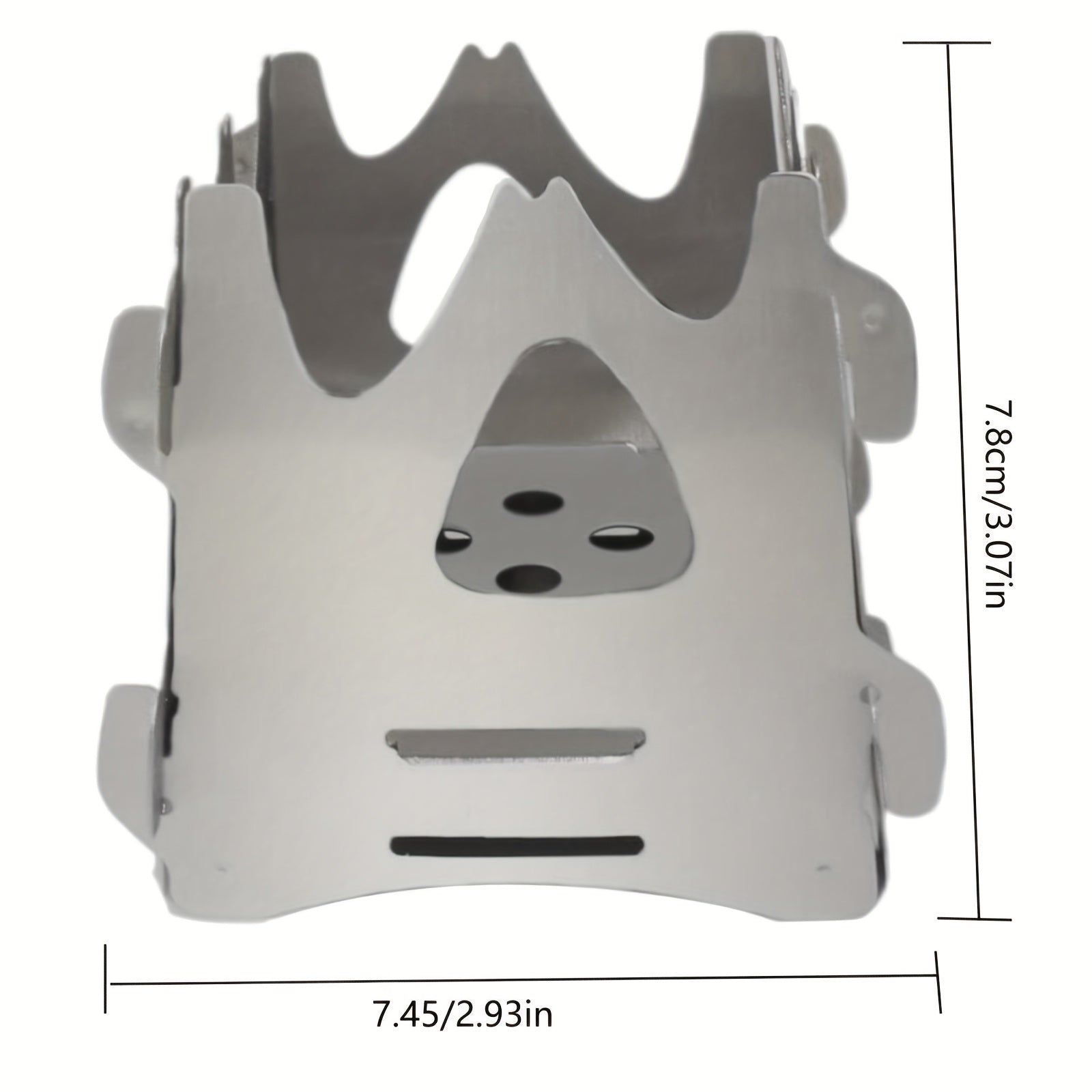 Foldable Camping Grill with Portable Stainless Steel Stove for Picnic and Backpacking