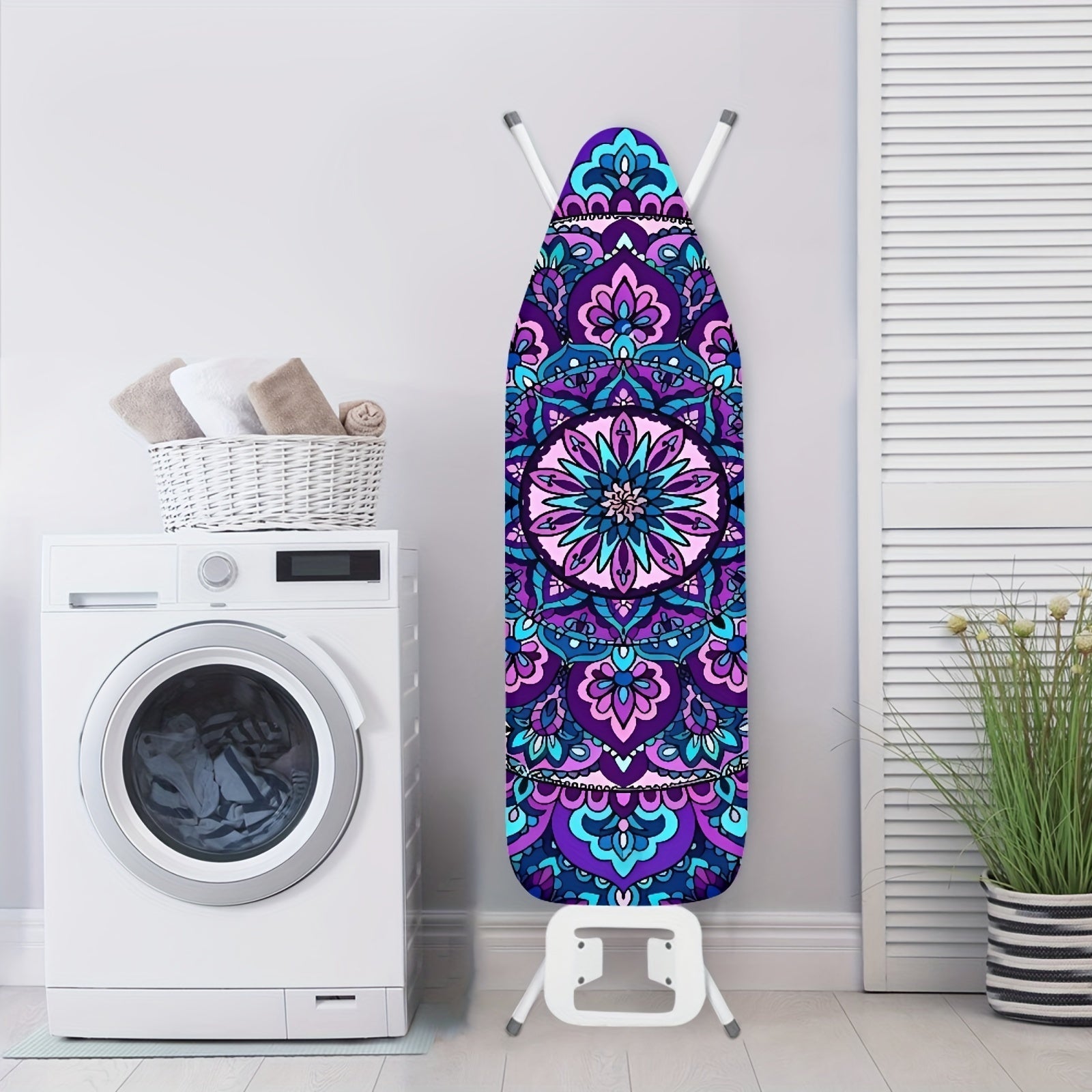 Mandala Pattern Boho Ironing Board Cover High-Temperature Resistant Dustproof