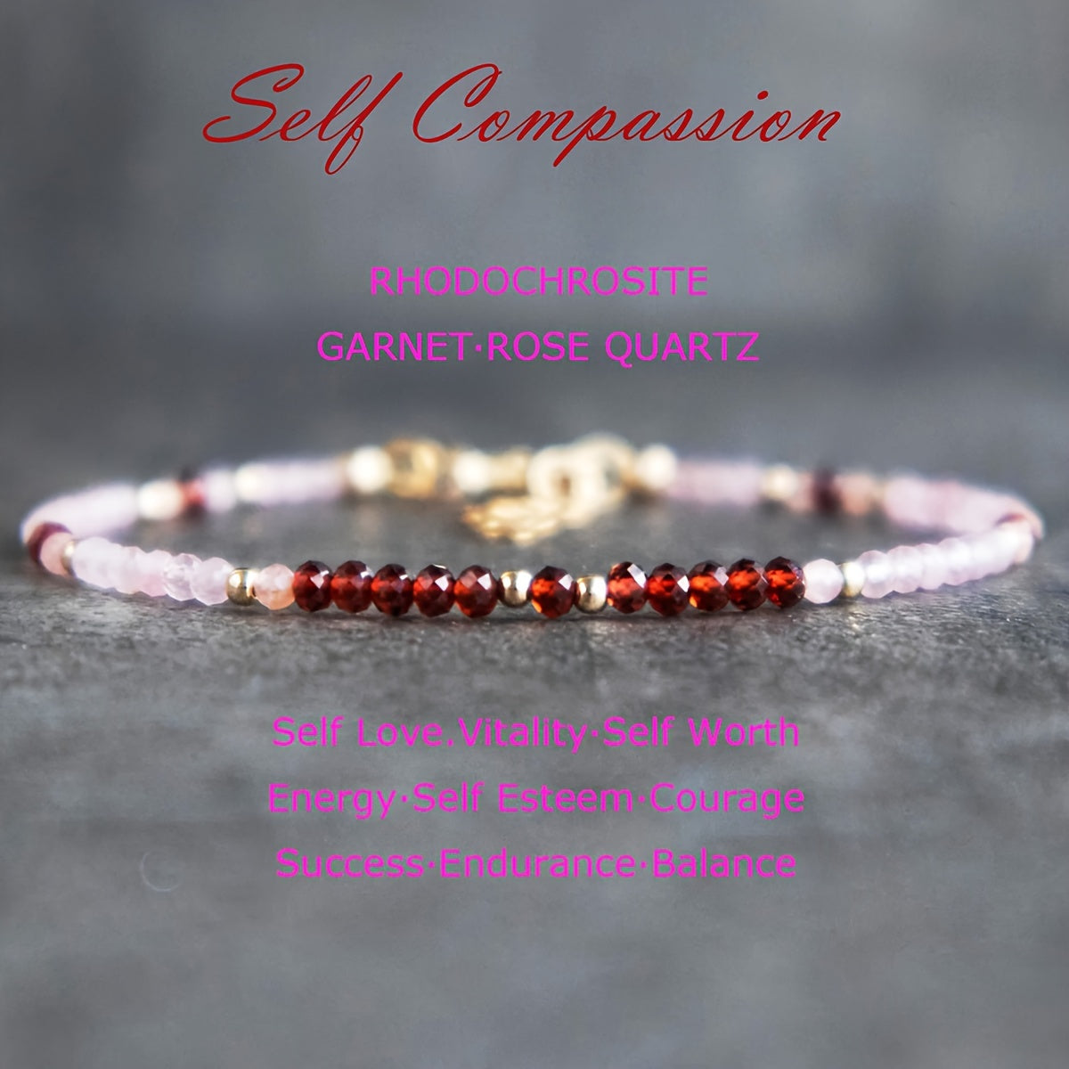 Женский браслет из бусин лунного и солнечного камня для подарка и украшений