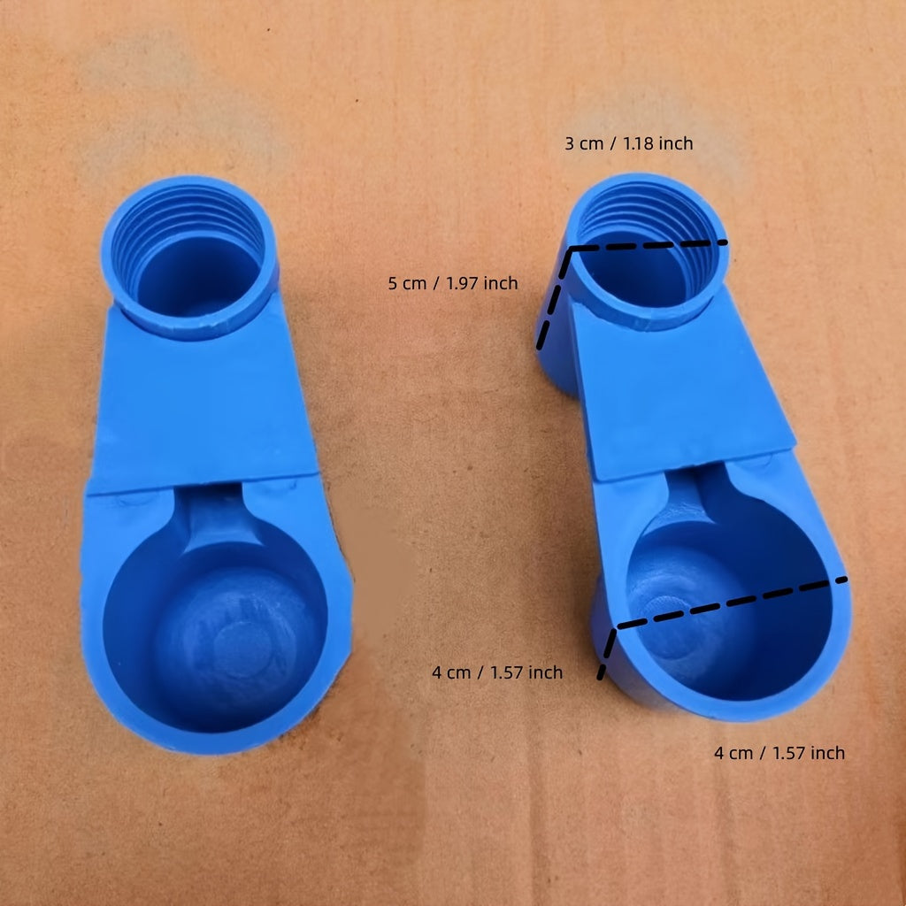 Ikki tomonlama qushlar uchun suv idishi, go‘shaklar, parrotlar va boshqa qushlar uchun, tozalash oson