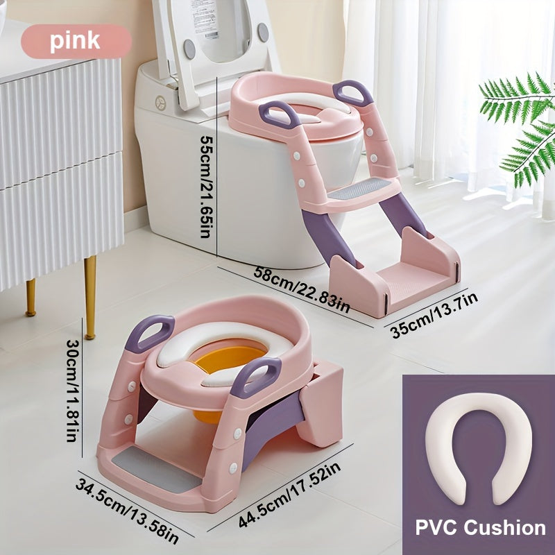Potty Training Seat for Toddlers Sturdy Plastic Multicolored