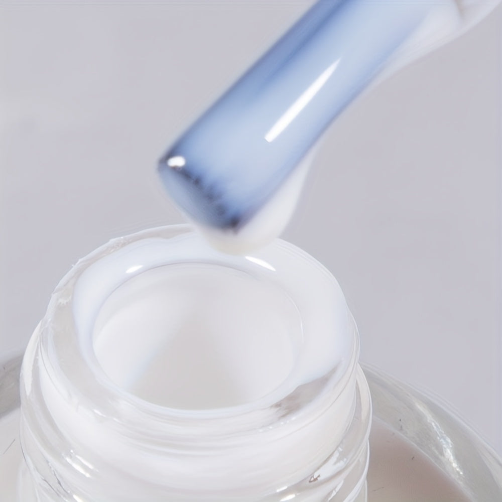 Women Milk White Nail Strengthener 12ml Long-Lasting Shine Quick Dry