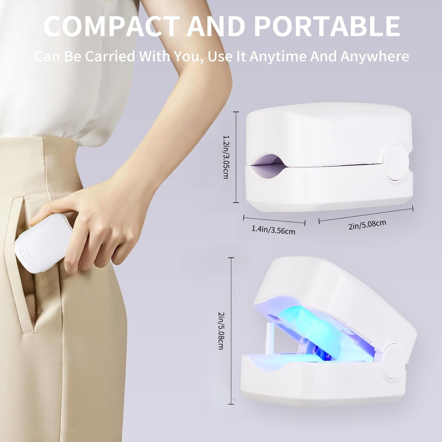 Rechargeable Lithium Battery with USB Charging for Travel and Home Use 400mAh