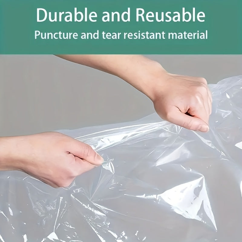 Shaffof vakuum siqish saqlash sumkallari to'plami 2 yoki 4 ta, kiyimlar va yostiq uchun chang o'tkazmaydigan joyni tejovchi