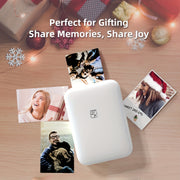 Mini HD Wireless Portable Photo Printer for IOS and Android with ZINK Technology