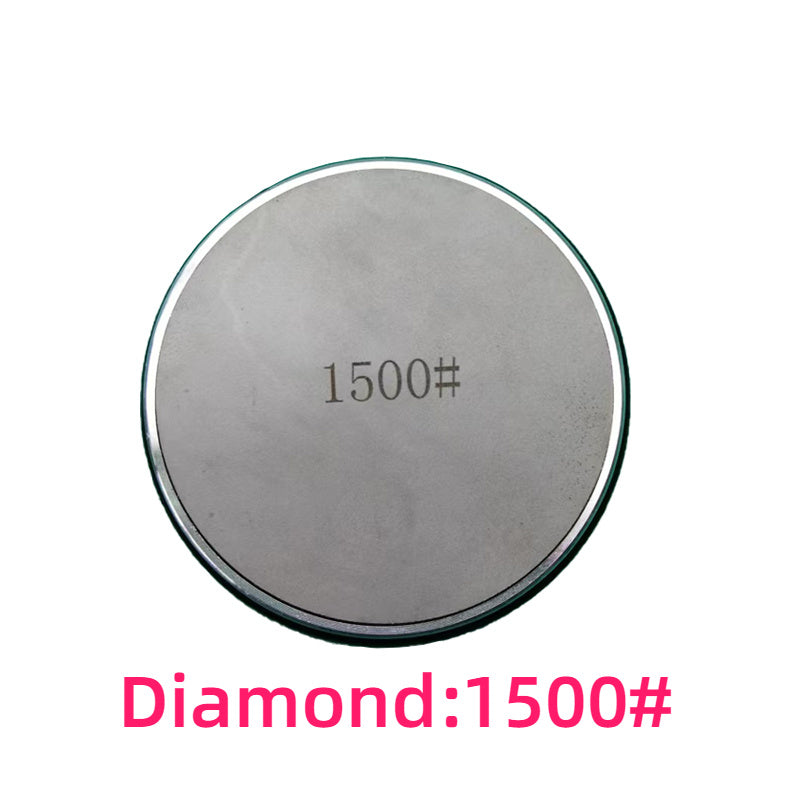 Stainless steel maydalash disklar, silliqlash asboblari, ko'p qirrali olmos aksessuarlar va rulmanli anti-slipping pad bilan toshli olmosni tahrirlash to'plami.