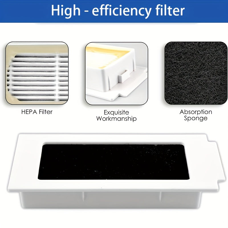 ECOVACS DEEBOT T30 seriyali robot tozalagichlar uchun aksessuar to'plami 2 ta asosiy cho'tka, 6 ta HEPA filtr, 8 ta yon cho'tka va 8 ta mopa padlarini o'z ichiga oladi.